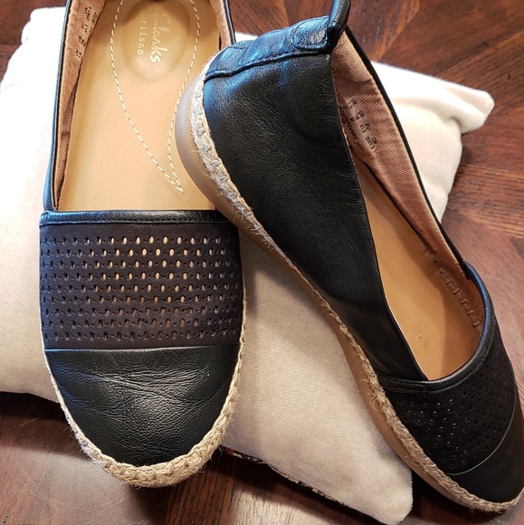 clarks espadrille flats